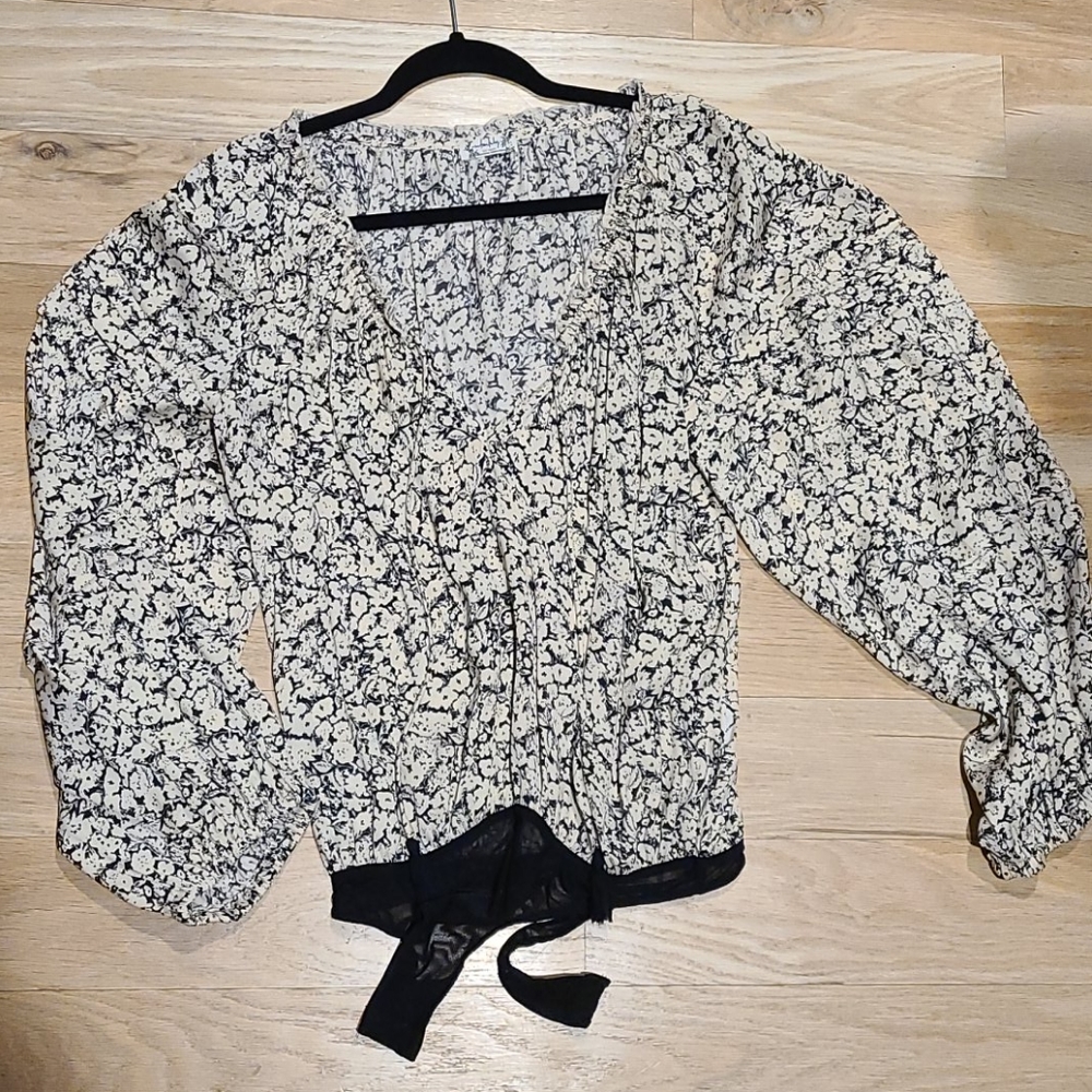 Free people floral top bodysuit